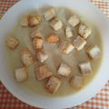 El cooksnap de Antonia García Fernández cuando hizo Gazpacho de espárragos y alcachofas.