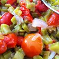 El cooksnap de Berenice Jasso cuando hizo Ensalada de nopales.