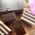 Cooksnap La Dama semasa beliau membuat Kuih Lapis Coklat.