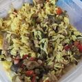 El cooksnap de Laura Díaz cuando hizo Chop suey con cerdo (opcional carne o pollo).