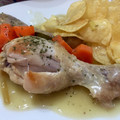 El cooksnap de Marieta cuando hizo Pollo en salsa.