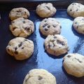 El cooksnap de Mariana Rivas cuando hizo Galletitas con chips de chocolate.