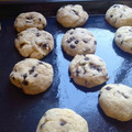El cooksnap de Mariana Rivas cuando hizo Galletitas con chips de chocolate.
