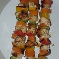 El cooksnap de Azahara Molina cuando hizo Brocheta de pollo y calabaza.