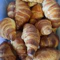 El cooksnap de Merche cuando hizo Croissants con hojaldre casero de masa madre.