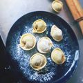 El cooksnap de rosmana724 cuando hizo Agnolotis veganos de calabaza.