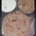 Inderjit kaur का कुकस्नैप जब उन्होंने कुट्टू का पराठा (kuttu ka paratha recipe in Hindi) बनाया था।
