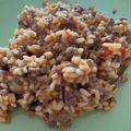 El cooksnap de astrid badia cuando hizo Arroz meloso con carne picada y pimiento.