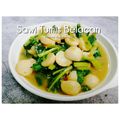 Cooksnap Nur Azliani Amer semasa beliau membuat Sawi tumis belacan.