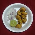 Rekha Ramchandani's cooksnap of when they made કુંભણીયા ભજીયા (Kumbhaniya Bhajiya Recipe In Gujarati).
