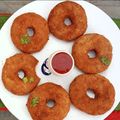 Saba Butt's cooksnap of when they made Alo k crispi and crunchy donnuts🥯🥔.
