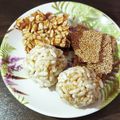 Vaishali Prajapati 's cooksnap of when they made શીંગ તલ ની ચિક્કી (Shing Til Chikki Recipe In Gujarati).