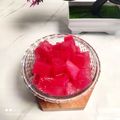 Cooksnap dari Nyanyah untuk resep Es Sirup Milky Jelly Kulit Buah Naga