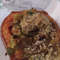El cooksnap de Yamila cuando hizo Calabaza rellena opción vegana.