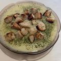 El cooksnap de Eduardo Agudo Alba cuando hizo Crema de calabacín con quesitos.