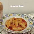 Cooksnap dari Linda Weilly untuk resep Topoki sederhana / kue beras korea dibuat dengan bahan lokal