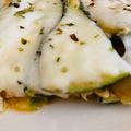 El cooksnap de Anna cuando hizo Lasaña de calabacín pollo y queso.