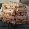 El cooksnap de Claudia Monrroy cuando hizo Panqueques con un toque de naranja.