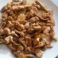 El cooksnap de mari💋89 cuando hizo Salteado de pollo y champiñones.