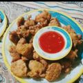 Anum Arhama's cooksnap of when they made Palak Pokara.