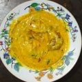 Laweeza Shaikh's cooksnap of when they made Kadhi Pakoda with Rice.
