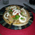 El cooksnap de Krisbel Bonilla cuando hizo Quesadilla de pollo y bacon.