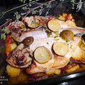El cooksnap de Zaida TC @alquimiasfood cuando hizo Rustidera de dorada con verduras de temporada.