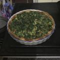 El cooksnap de Alicia Devoto cuando hizo Tarta tricolor de Calabaza, Espinaca y Ricota.