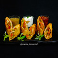 Mamta Pandya's cooksnap of when they made Crispy Veg Spring Rolls & Spring roll wrapper.