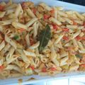 El cooksnap de yolanda rivas cuando hizo Macarrones salteados con verduras y curry.