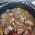 El cooksnap de Carme Albiol cuando hizo Conejo al ajillo.