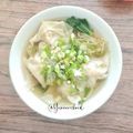 Cooksnap dari Yuna untuk resep Chicken Shrimp Wonton Soup (Pangsit Kuah Halal)