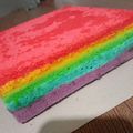 Cooksnap dari Putri Yasmin Husniah untuk resep Bolu kukus PELANGI mini ide jualan 5 telur (loyang 20x20)