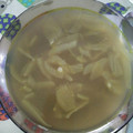 El cooksnap de Silvia cuando hizo Sopa de cebolla light.