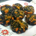 El cooksnap de Milonga de cuarentena cuando hizo Buñuelitos veganos -zapallo y beetgreens- :).