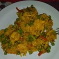 El cooksnap de miki cuando hizo Paella sencilla con pollo y guisantes.