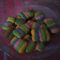 Cooksnap dari Lutvita Yuniar Rahmawati untuk resep Lidah Kucing Rainbow
