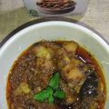 Bushra Mazhar's cooksnap of when they made Aloo baingan ki sabzi.