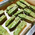Rion's cooksnap of when they made Matcha Green Tea and White Chocolate Biscotti.