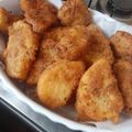 El cooksnap de Silvia Castro cuando hizo Polenta frita.