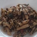 El cooksnap de Charo Rosado cuando hizo Pasta con espinacas.