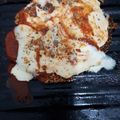 El cooksnap de Isabella cuando hizo Pizzetas de quinoa.