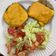 El cooksnap de Lali Scappa cuando hizo Hamburguesas de lentejas.