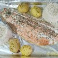 El cooksnap de Rafa cuando hizo Salmón al horno.
