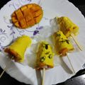 Asha Galiyal का कुकस्नैप जब उन्होंने मैंगो कुल्फी आइसक्रीम (Mango kulfi ice-cream recipe in Hindi) बनाया था।