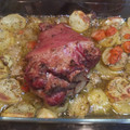 El cooksnap de Mau Martinez Cabañas cuando hizo Codillos de cerdo al horno con patatas.