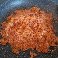 El cooksnap de Ana cuando hizo Falsas migas de coliflor.