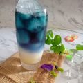 Cooksnap dari Deffi Mom's Ahnaf untuk resep Es susu bunga telang