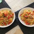 El cooksnap de Luisa cuando hizo Noodles al curry con verduras salteadas.