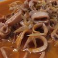 El cooksnap de Eduardo Gutiérrez cuando hizo Calamar encebollado con cava 🦑 🧅 🍾.